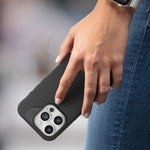 Load image into Gallery viewer, ZAGG Luxe Snap Case with MagSafe for iPhone 15 Pro (Black)