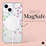 Load image into Gallery viewer, Kate Spade Protective Hardshell Magsafe Case for iPhone 15 (Scattered Flowers)
