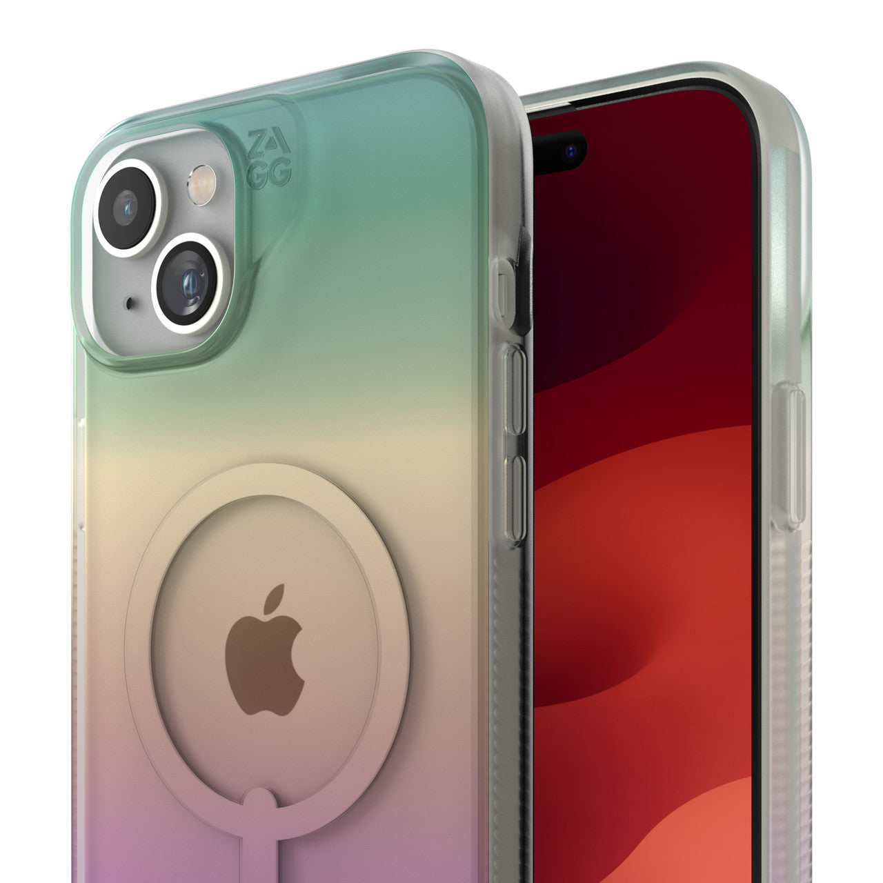 ZAGG Milan Snap Case with MagSafe for iPhone 15 Plus (Iridescent)