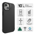 Load image into Gallery viewer, ZAGG Luxe Snap Case with MagSafe for iPhone 15 (Clear)