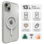 Load image into Gallery viewer, Gear4/ZAGG Crystal Palace Snap Case with MagSafe for iPhone 14 Plus