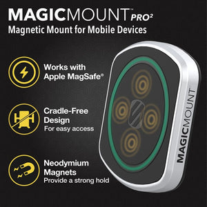 Scosche MagicMount Pro 2 4-In-1 MagSafe Vent & Dash Car Mount Set