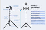 Load image into Gallery viewer, Digipower Go Viral Pro Live Broadcast Multi Function Light Stand
