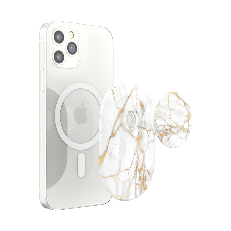 Popsockets MagSafe PopGrip Phone Holder & Stand (Gold Lutz Marble)