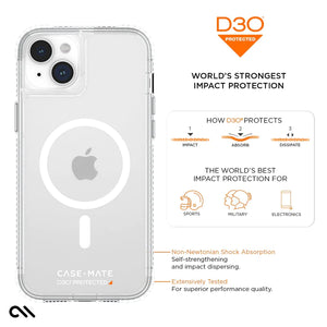 Casemate Ultra Tough D3O Clear MagSafe Case for iPhone 15 Plus