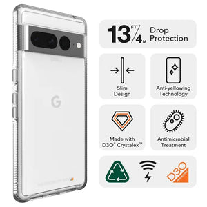 ZAGG Gear4 Crystal Palace Case for Google Pixel 7 Pro (Clear)