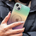 Load image into Gallery viewer, ZAGG Milan Snap Case with MagSafe for iPhone 15 Plus (Iridescent)
