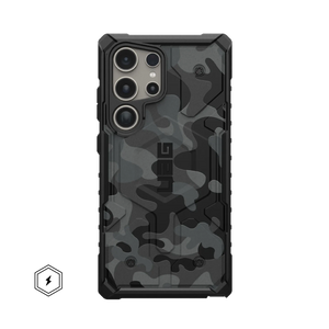 Urban Armor Gear Pathfinder SE Pro Magnetic Case for Galaxy S24 Ultra (Black Midnight Camo)