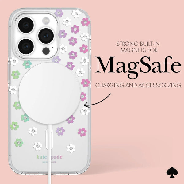 Kate Spade Tough Protective Case with MagSafe for iPhone 15