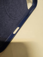 Load image into Gallery viewer, Mujjo Full Leather Case with MagSafe-Monaco Blue - iPhone 16 Pro Max
