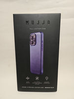 Load image into Gallery viewer, Mujjo Full Leather Case with MagSafe-Monaco Blue - iPhone 16 Pro Max

