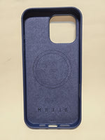 Load image into Gallery viewer, Mujjo Full Leather Case with MagSafe-Monaco Blue - iPhone 16 Pro Max
