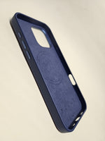 Load image into Gallery viewer, Mujjo Full Leather Case with MagSafe-Monaco Blue - iPhone 16 Pro Max
