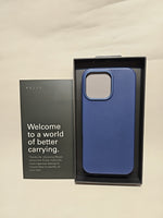 Load image into Gallery viewer, Mujjo Full Leather Case with MagSafe-Monaco Blue - iPhone 16 Pro Max
