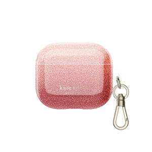 Kate Spade Flexible Case for AirPods 3 (Ombre Glitter Sunset)