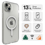 Load image into Gallery viewer, Gear4/ZAGG Crystal Palace Snap Case with MagSafe for iPhone 14 Plus
