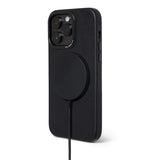 Load image into Gallery viewer, Decoded Leather Back Case for iPhone 14 Pro (Black)
