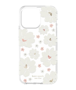 Kate Spade Protective Hardshell Case for iPhone 14 Pro Max (Peony)