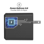 Load image into Gallery viewer, Scosche PowerVolt Power Delivery Dual USB-C Fast Wall Charger
