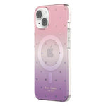 Load image into Gallery viewer, Kate Spade Hardshell Case with MagSafe for iPhone 14 Plus (Ombre Pin Dot)
