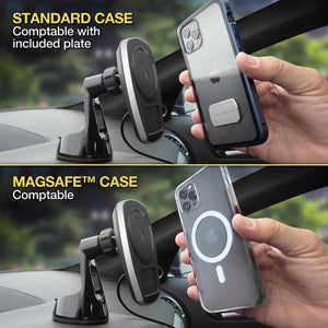 Scosche MagicMount Pro MagSafe Window & Dash Wireless Car Charging Mount
