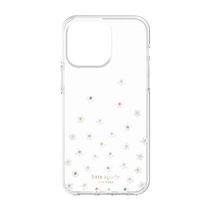 Kate Spade Protective Hardshell Case for iPhone 14 Pro (Pearl Wild Flower)