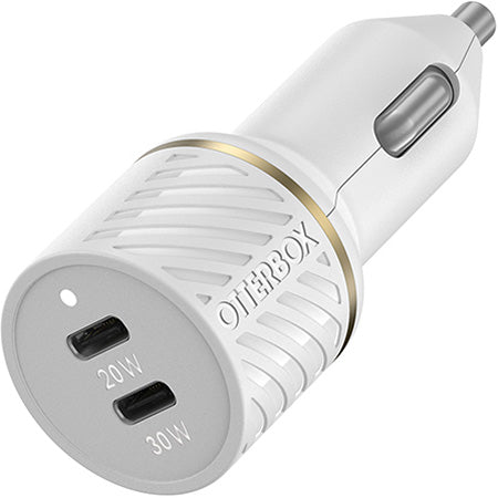Otterbox USB-C Fast Charge Dual Port Car Charger (50W)