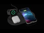 Load and play video in Gallery viewer, Mophie 3-in-1 wireless charging pad
